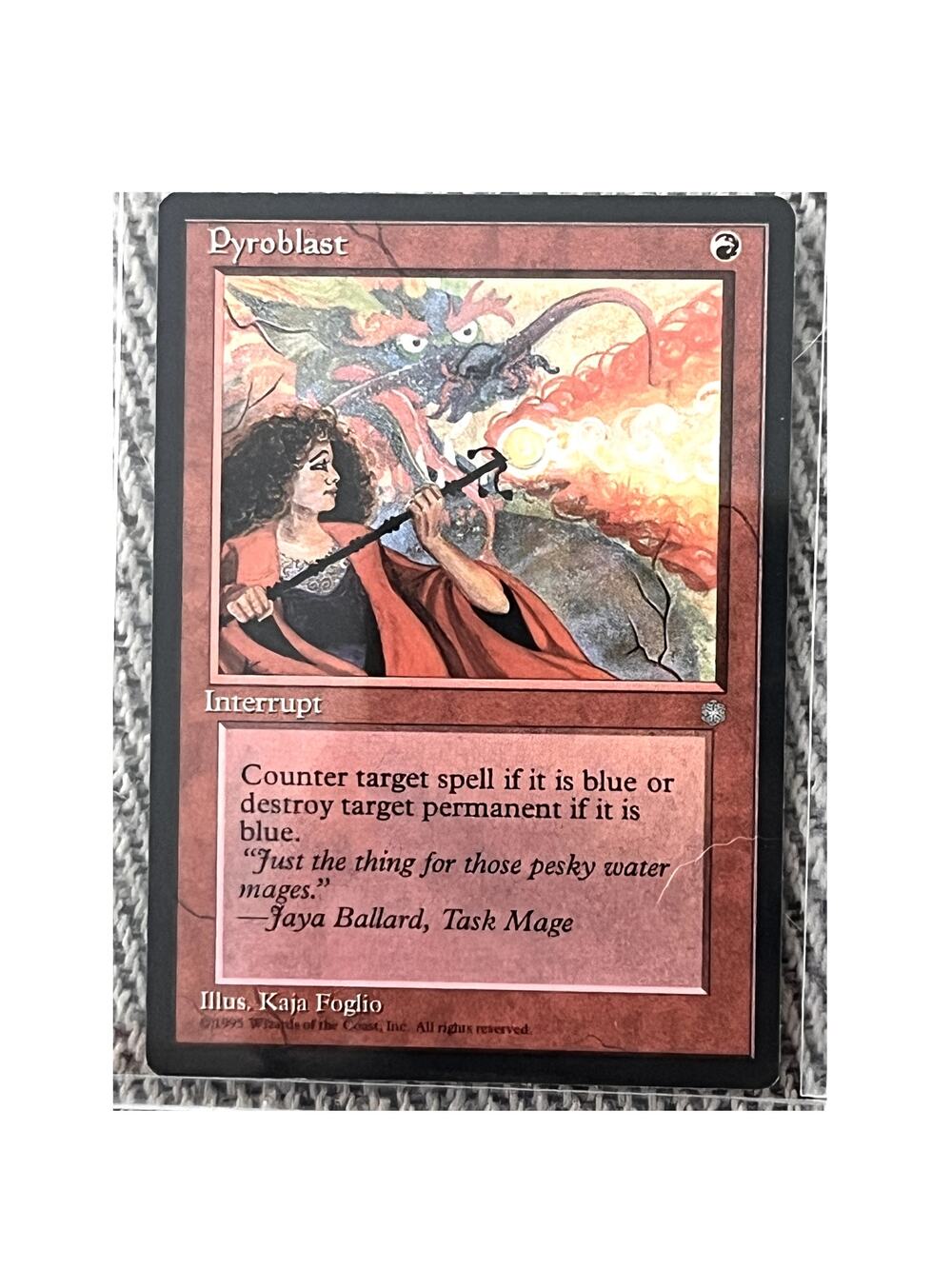 Pyroblast – 1995 Ice Age – Magic: The Gathering